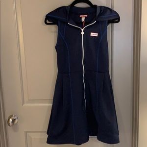 NWT Navy Hunter for Target Zip-front hooded Dress
